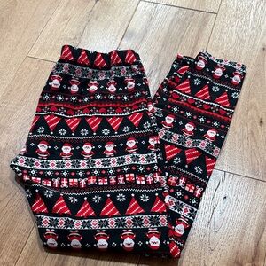 No Boundaries Black and Red Holiday Leggings